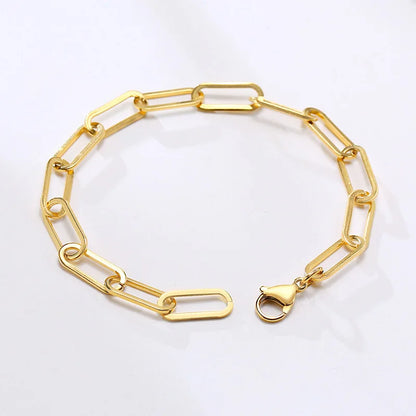 Pulsera Etilo Cadena Dorada