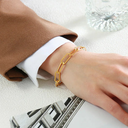 Pulsera Etilo Cadena Dorada